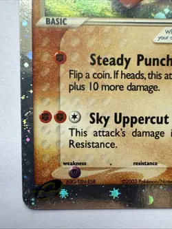 Pokemon TCG Hitmonchan EX Ruby Sapphire Holo Card 98/109 - Image 5