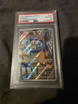 Pokemon Card - Squirtle 148/142 IR Stellar Crown Illustration Rare - PSA 10 - Image 1