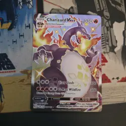 Pokemon TCG Charizard VMAX Holo Card SV107/SV122 Shining Fates - Image 1