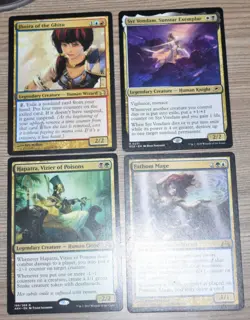 MTG 4x Rare Jhoira of the Ghitu Syr Vondam Hapatra Vizier of Poisons Fathom Mage - Image 1
