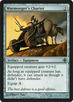 4 Warmonger's Chariot - LP - Rise of the Eldrazi - mtg - 4x x4 - Image 1