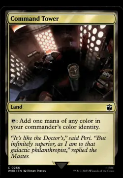 Command Tower 266 MTG Dr Who Magic Gathering NM X1 - Image 1
