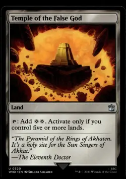 Temple of the False God 320 MTG Dr Who Magic Gathering NM X1 - Image 1