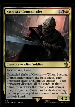 Sycorax Commander 161 MTG Dr Who Magic Gathering NM X1 - Image 1