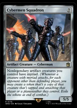 Cybermen Squadron 176 MTG Dr Who Magic Gathering NM X1 - Image 1