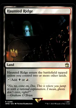Haunted Ridge 286 MTG Dr Who Magic Gathering NM X1 - Image 1