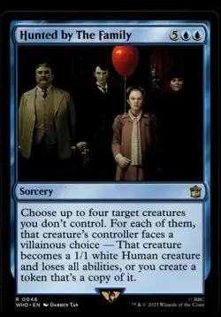 Hunted by The Family 46 MTG Dr Who Magic Gathering NM X1 - Image 1
