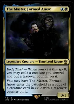 The Master, Formed Anew 143 MTG Dr Who Magic Gathering NM X1 - Image 1