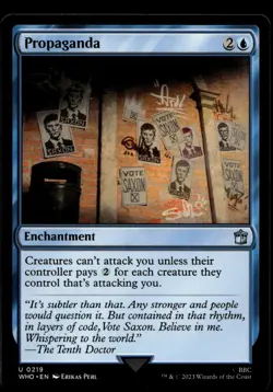 Propaganda 219 MTG Dr Who Magic Gathering NM X1 - Image 1