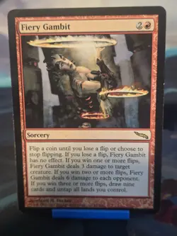 Fiery Gambit Mirrodin Regular - Image 1