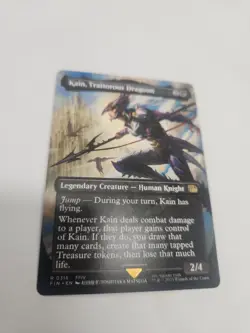 Kain, Traitorous Dragoon Borderless R0316 Final Fantasy MTG NM - Image 1
