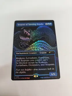 [1x] Serpent of Yawning Depths - Foil Near Mint, English Secret Lair MTG Magic - Image 1