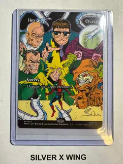 Hex Borderless x1, MTG, Marvel Universe Eternal-Legal, Spiderman, NM - Image 1