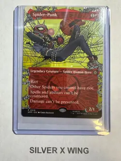 Spider Punk (0210) (Borderless) x1, MTG, Marvel's Spider-Man, SPM, NM - Image 1