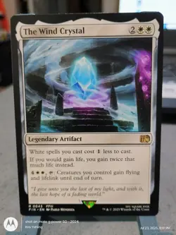 The Wind Crystal - Final Fantasy #43 Rare, NM, MTG - Image 1