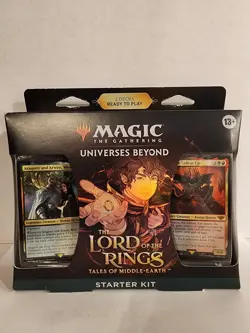 Lord of the Rings Magic the Gathering Universes Beyond Middle-Earth Starter Kit - Image 1