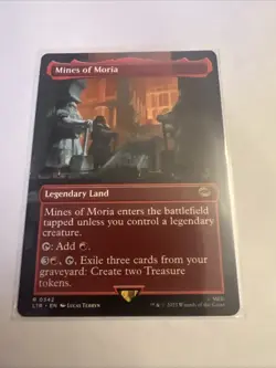 Mines of Moria (Borderless) 342 R LTR The Lord of the Rings MTG - Image 1