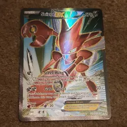 Scizor EX 119/122 Breakpoint Full Art Ultra Rare Pokemon Card LP/NM - Image 1