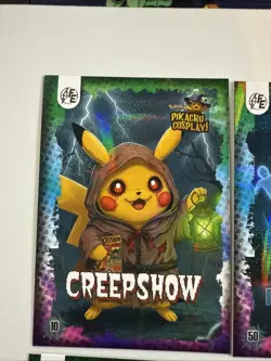 Pokemon Pikachu Cosplay FE Holiday Box Hits. Non Tcg Fan Art Cards. Lot (8) - Image 2