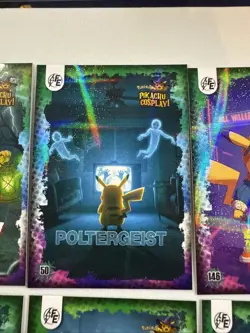 Pokemon Pikachu Cosplay FE Holiday Box Hits. Non Tcg Fan Art Cards. Lot (8) - Image 3