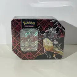 Pokemon TCG Scarlet and Violet Paldean Fates Tin Shiny Charizard ex Sealed - Image 1