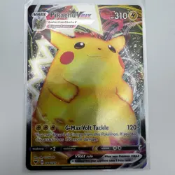 Pokemon TCG Pikachu VMAX 044/185 Sword & Shield Vivid Voltage Holo Ultra Rare NM - Image 1