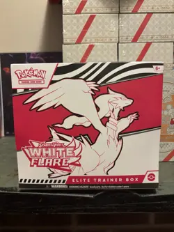 Pokemon TCG: Scarlet & Violet - WHITE FLARE Elite Trainer Box FACTORY SEALED ETB - Image 1