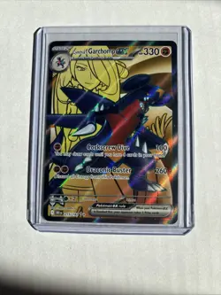 Pokemon TCG Cynthia's Garchomp EX 215/182 - Image 1