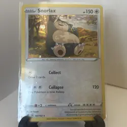 Pokemon Tcg Snorlax 141/192 Rebel Clash - Cosmos Holo Rare Promo - Image 1
