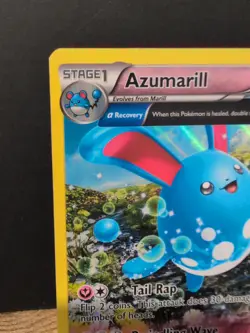 Pokemon TCG Azumarill Primal Clash 104/160 Reverse Holo LP - Image 2