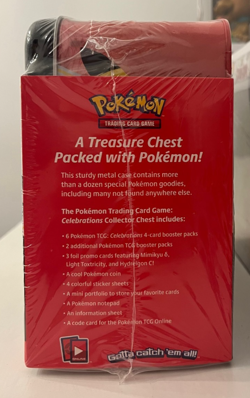 Pokemon Celebrations Collectors Chest Lunchbox Sealed - Image 2