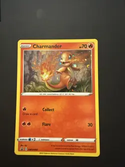 Charmander SWSH092 Black Star Promo Swirl 2021 Cosmos Holo Rare Pokemon - NM - Image 3