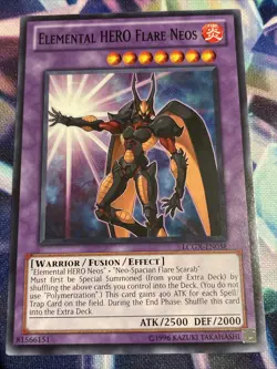 Yu-Gi-Oh! TCG Elemental HERO Flare Neos LCGX-EN058 Common NM/M Unlimited - Image 1