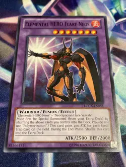 Yu-Gi-Oh! TCG Elemental HERO Flare Neos LCGX-EN058 Common NM/M Unlimited - Image 2