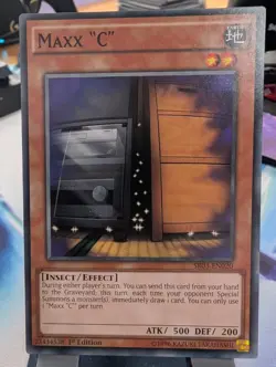 YuGiOh! Maxx "C" SR03-EN020 1st Ed - Image 1