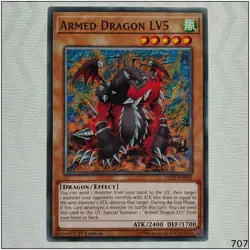 Armed Dragon LV5 - LED2-EN026 - Common 1st Edition Yugioh - Image 1