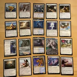 Magic The Gathering Lot Of 20 White Cards Including Rares and Mythics NM - Image 1