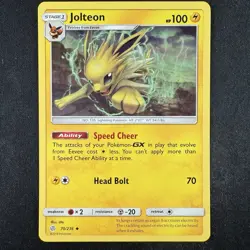 Pokemon TCG Jolteon 70/236 SM Cosmic Eclipse Regular Non Holo Uncommon Card - Image 1