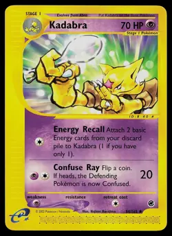 Pokemon Card - Kadabra Expedition 84/165 Non Holo - Image 1