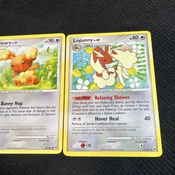 Buneary 55/99 Lopunny 21/99 Platinum Arceus Pokemon Card Non-Holo 2 - Image 3
