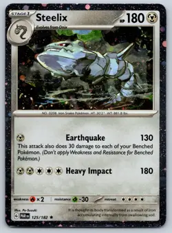 Steelix - (Cosmos Holo) Rare Miscellaneous Cards & Products 125/182 NM - Image 1