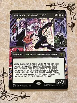 Black Cat, Cunning Thief (Borderless) Marvel's Spider-Man Regular - Image 1