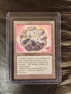 1994 Magic the Gathering - Fellwar Stone - Artifact - The Dark MTG - Image 1