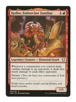 Kediss, Emberclaw Familiar MTG Legendary Creature Card Commander Legends 1x NM - Image 1