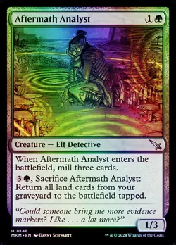 Aftermath Analyst Murders at Karlov Manor NM MTG Foil - Image 1