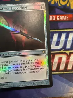 Blade of the Bloodchief Zendikar Rare MP Magic: The Gathering 196 Foil - Image 3