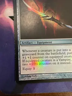 Blade of the Bloodchief Zendikar Rare MP Magic: The Gathering 196 Foil - Image 4