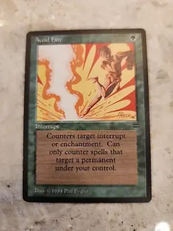 Avoid Fate MTG Legends 1994 | Vintage Green Instant | Lightly Played - Image 1