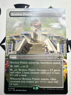 Restless Prairie - Borderless NM, English MTG Lost Caverns of Ixalan - Main Set - Image 2