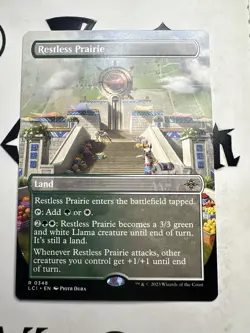 Restless Prairie - Borderless NM, English MTG Lost Caverns of Ixalan - Main Set - Image 4